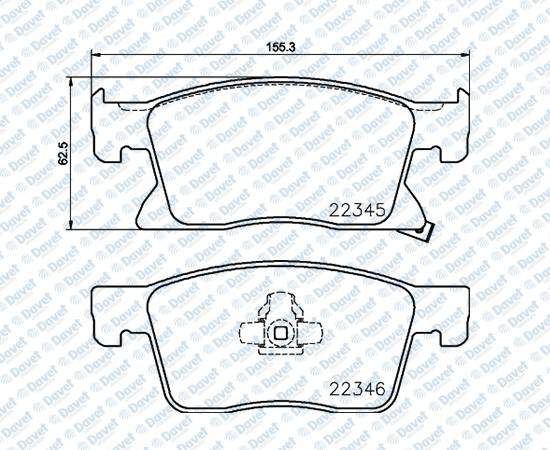 VALEO 670170 On Fren Balatasi Opel Astra 1.0 1.4 1.6 1.6d 15- Vauxhall Astra 1.0 1.4 1.6 1.6d 15>